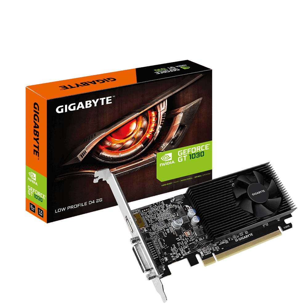 Image of Gigabyte GV-N1030D4-2GL scheda video NVIDIA GeForce GT 1030 2 GB GDDR4