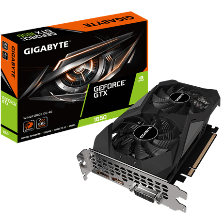 Image of Gigabyte GeForce® GTX 1650 D6 Windforce OC 4G NVIDIA GeForce GTX 1650 4 GB GDDR6