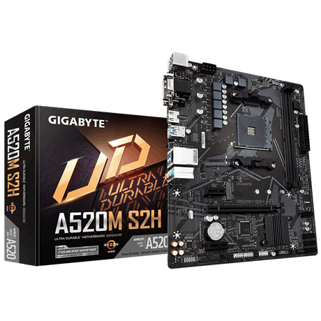 Image of Gigabyte A520M S2H scheda madre AMD A520 Socket AM4 micro ATX