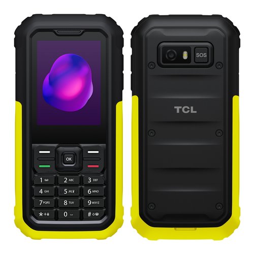 TCL 3189 6,1 cm (2.4) Nero, Giallo Telefono con fotocamera