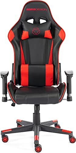 momo design md-gc005a-kr chair gaming r/b nero uomo