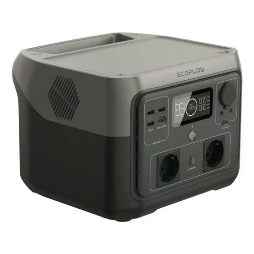 Image of Power Station Ecoflow RIVER2 MAX portatile a batteria Nero e grigio