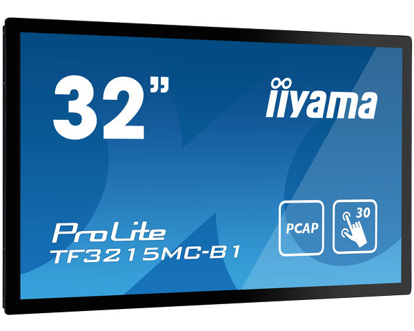 Image of iiyama ProLite TF3215MC-B1 Monitor PC 81,3 cm (32") 1920 x 1080 Pixel Full HD LED Touch screen Chiosco Nero