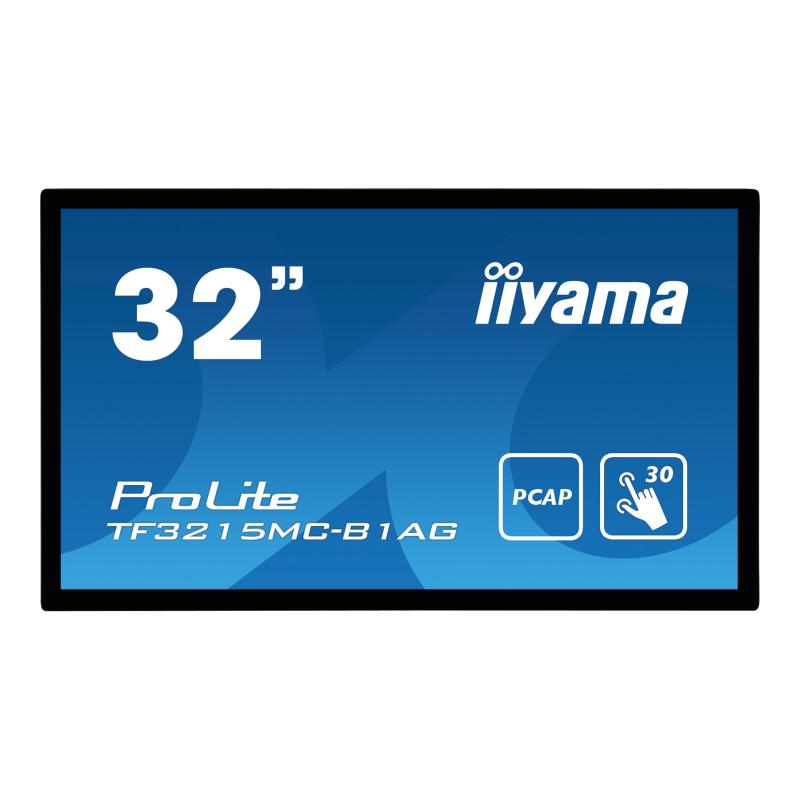 Image of iiyama ProLite TF3215MC-B1AG Monitor PC 81,3 cm (32") 1920 x 1080 Pixel Full HD LED Touch screen Chiosco Nero