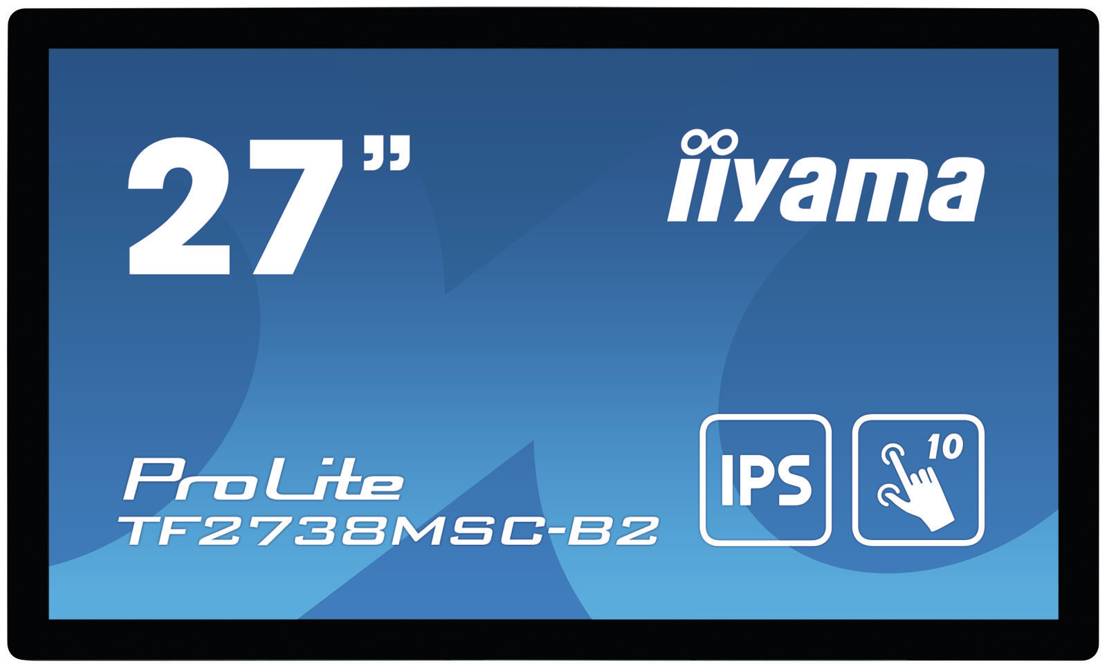 Image of iiyama ProLite TF2738MSC-B2 Monitor PC 68,6 cm (27") 1920 x 1080 Pixel Full HD LED Touch screen Multi utente Nero