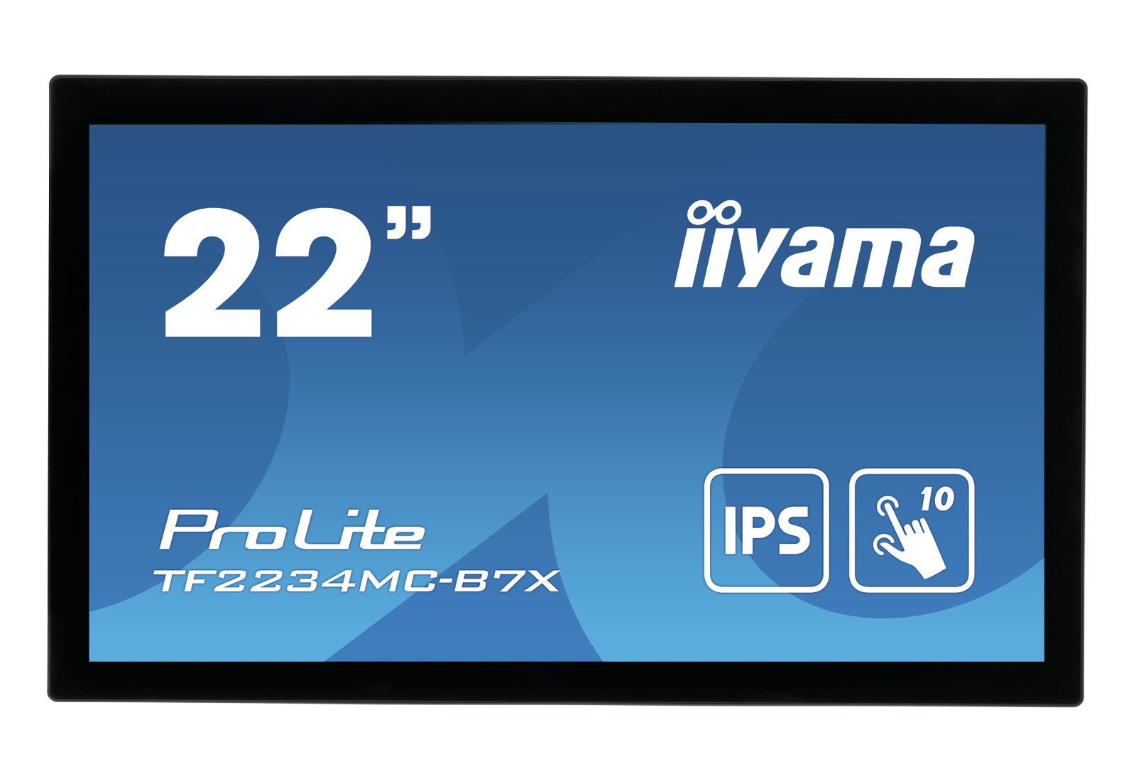 Image of iiyama ProLite TF2234MC-B7X Monitor PC 54,6 cm (21.5") 1920 x 1080 Pixel Full HD LED Touch screen Multi utente Nero
