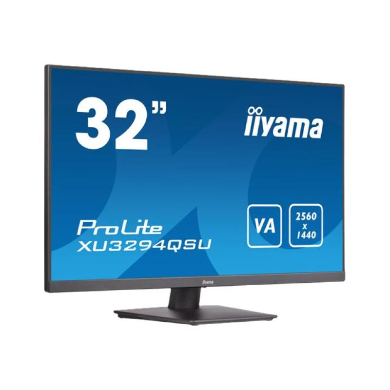 Image of iiyama ProLite XU3294QSU-B1 Monitor PC 80 cm (31.5) 2560 x 1440 Pixel Wide Quad HD LCD Nero