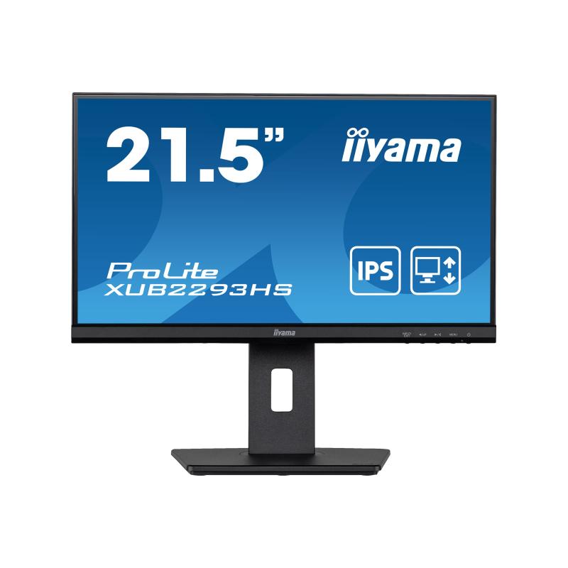 Image of iiyama ProLite XUB2293HS-B5 Monitor PC 54,6 cm (21.5") 1920 x 1080 Pixel Full HD LED Nero