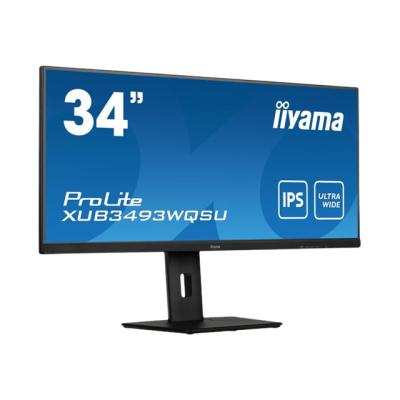 Image of iiyama ProLite XUB3493WQSU-B5 Monitor PC 86,4 cm (34") 3440 x 1440 Pixel UltraWide Quad HD LED Nero