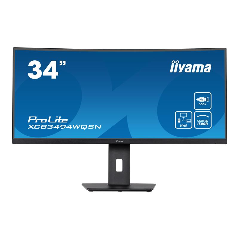 Image of iiyama ProLite XCB3494WQSN-B5 LED display 86,4 cm (34") 3440 x 1440 Pixel UltraWide Quad HD Nero