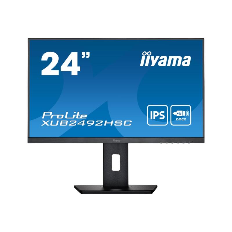 Image of iiyama ProLite XUB2492HSC-B5 LED display 61 cm (24") 1920 x 1080 Pixel Full HD Nero