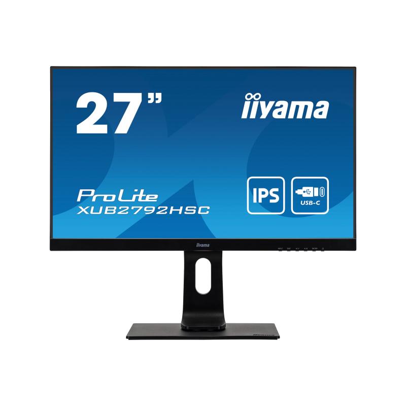 Image of iiyama ProLite XUB2792HSC-B5 LED display 68,6 cm (27) 1920 x 1080 Pixel Full HD Nero