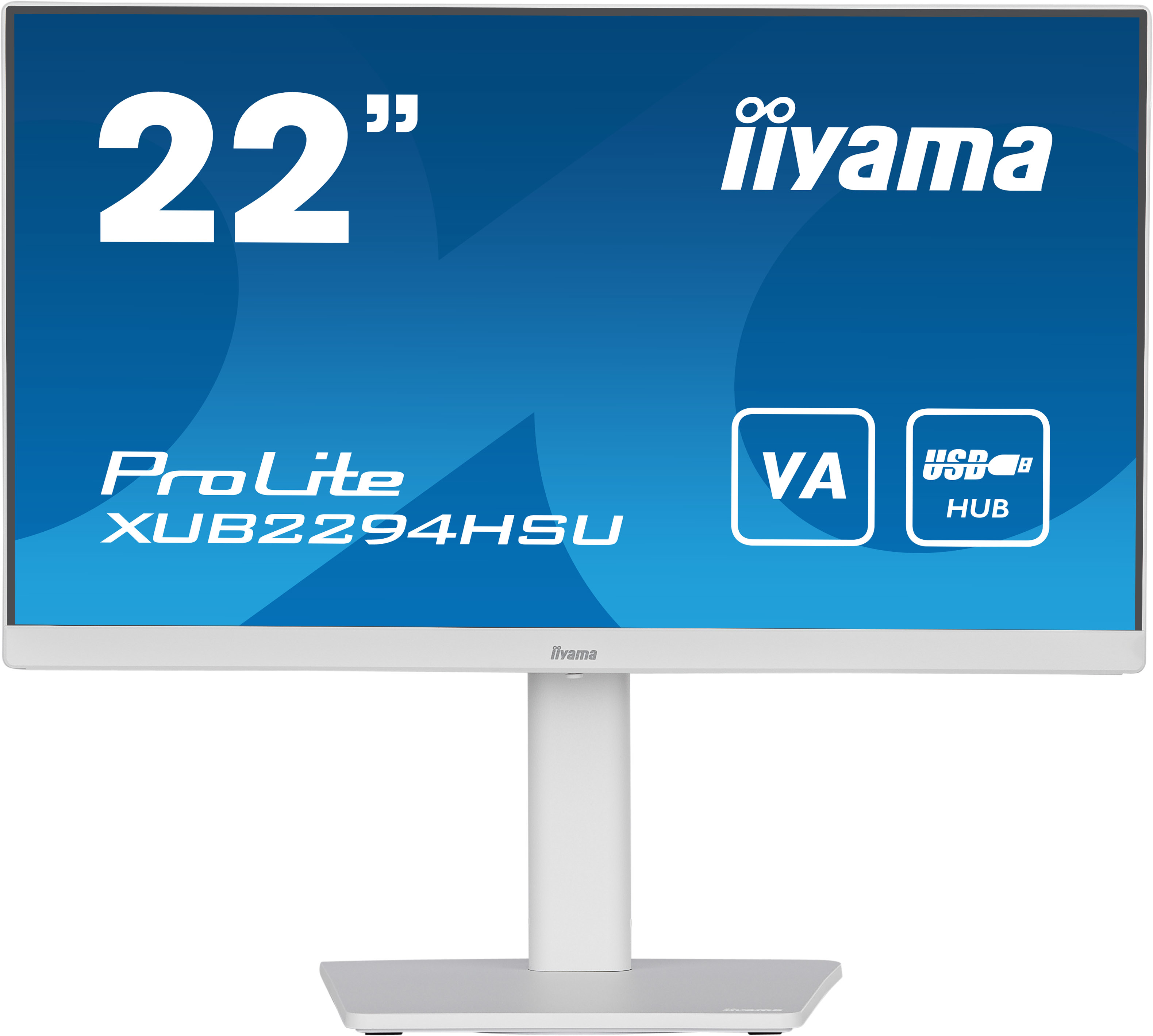 Image of iiyama ProLite Monitor PC 54,6 cm (21.5") 1920 x 1080 Pixel Full HD Bianco