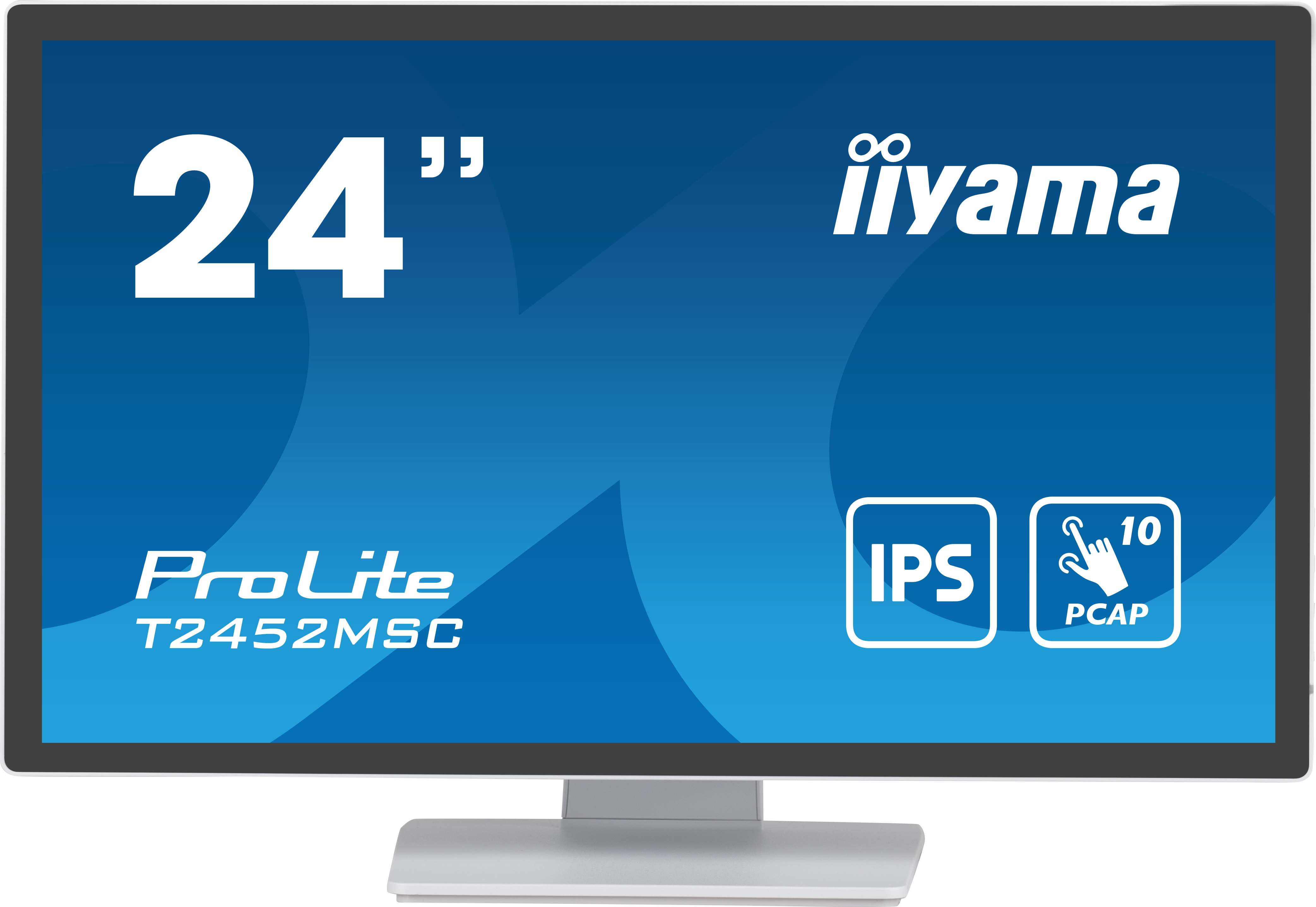 Image of iiyama ProLite Monitor PC 60,5 cm (23.8) 1920 x 1080 Pixel Full HD LCD Touch screen Multi utente Bianco