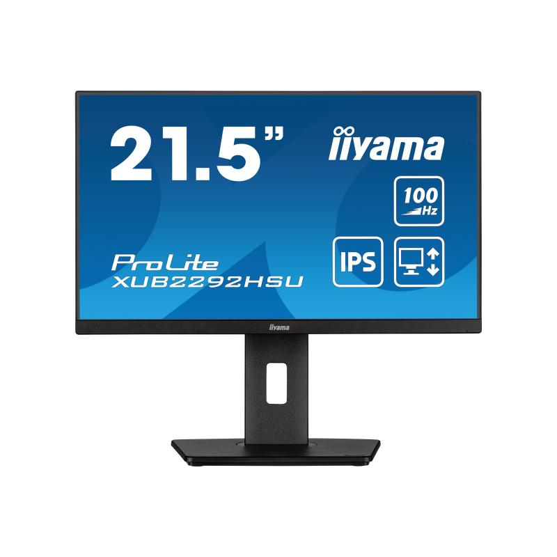 Image of iiyama ProLite XUB2292HSU-B6 Monitor PC 55,9 cm (22") 1920 x 1080 Pixel Full HD LED Nero