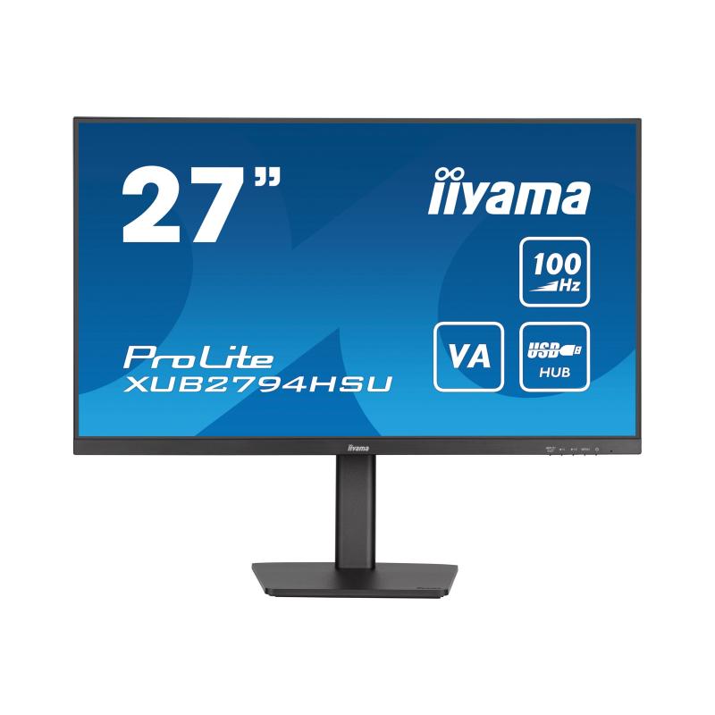 Image of iiyama ProLite XUB2794HSU-B6 Monitor PC 68,6 cm (27") 1920 x 1080 Pixel Full HD Nero