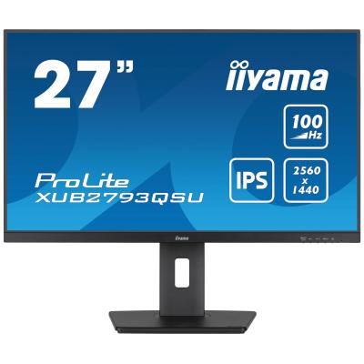 Image of iiyama ProLite XUB2793QSU-B6 LED display 68,6 cm (27) 2560 x 1440 Pixel Quad HD Nero