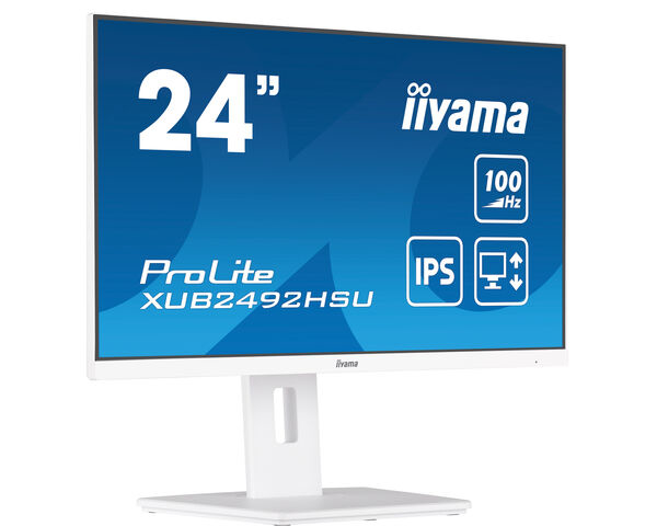 Image of iiyama XUB2492HSU-W6 Monitor PC 60,5 cm (23.8") 1920 x 1080 Pixel Full HD LED Bianco