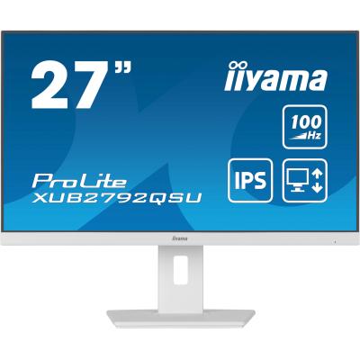 Image of iiyama ProLite XUB2792QSU-W6 Monitor PC 68,6 cm (27) 2560 x 1440 Pixel Wide Quad HD LED Bianco
