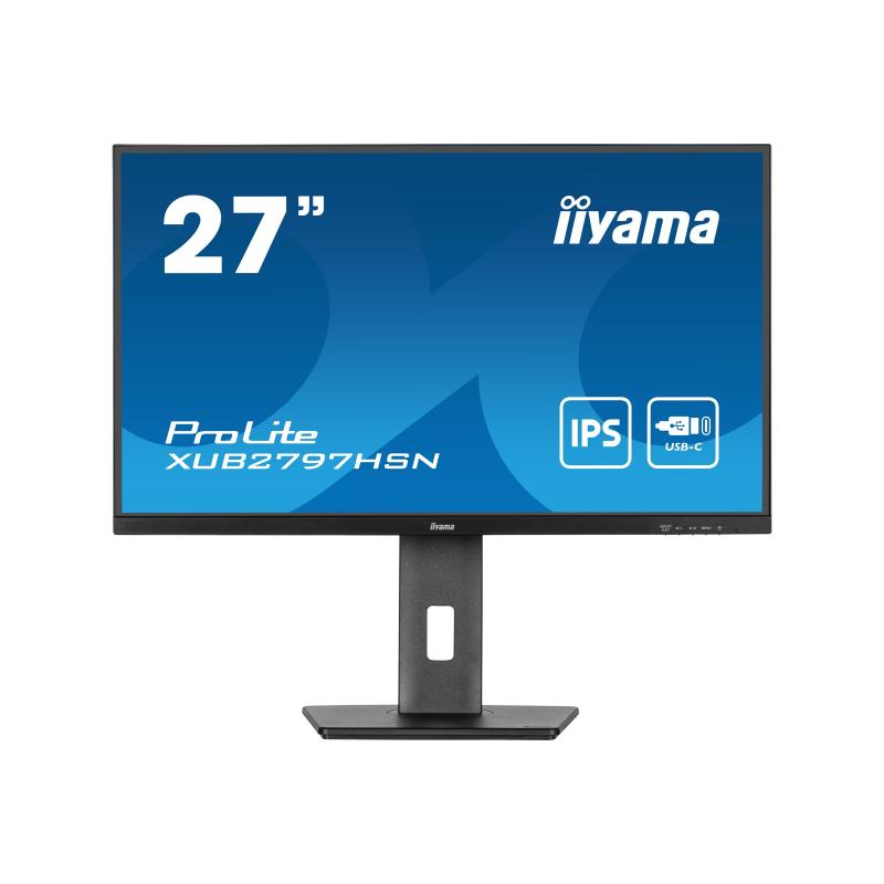 iiyama ProLite XUB2797HSN-B2 Monitor PC 68,6 cm (27") 1920 x 1080 Pixel Full HD LED Nero