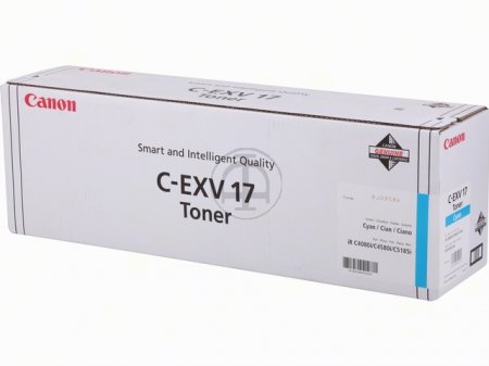 Image of Canon C-EXV17 Toner Cyan toner 1 pz Originale Ciano