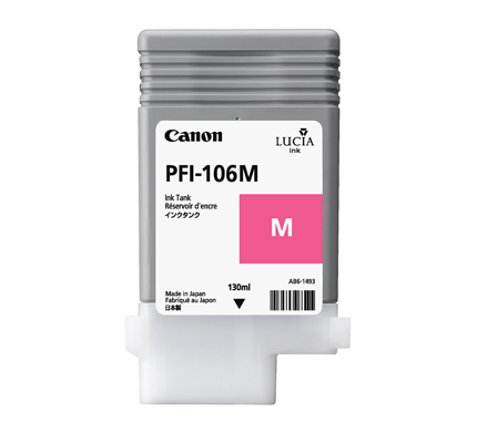 Image of Canon PFI-106 M cartuccia Inkjet 1 pz Originale Magenta per foto