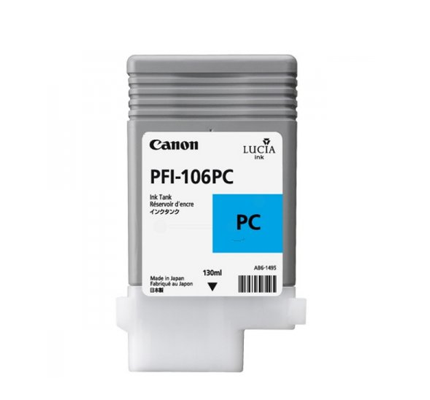 Image of Canon PFI-106 PC cartuccia dinchiostro 1 pz Originale Ciano per foto
