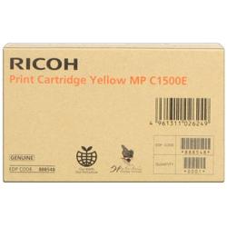 Image of Ricoh Gel Type MP C1500 Yellow cartuccia dinchiostro 1 pz Originale Giallo