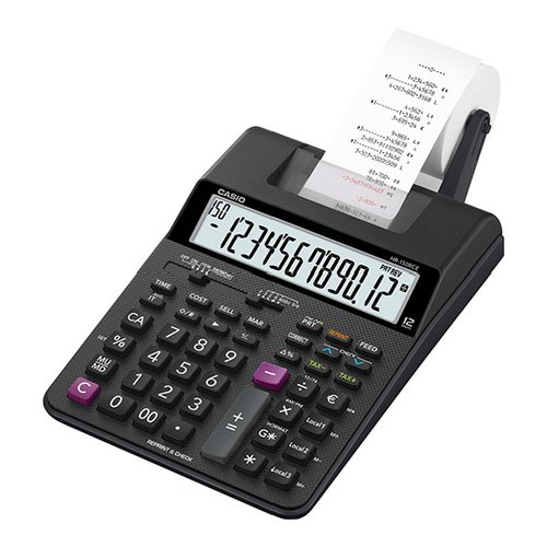 Image of Calcolatrice Casio HR 150RC HR SERIES Printing Calculator Black