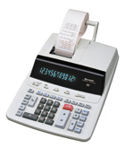 Image of Sharp CS-2635RH calcolatrice Desktop Calcolatrice con stampa Nero, Argento