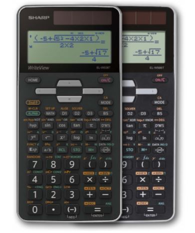 Image of Sharp EL-W506TBSL calcolatrice Desktop Calcolatrice scientifica Nero