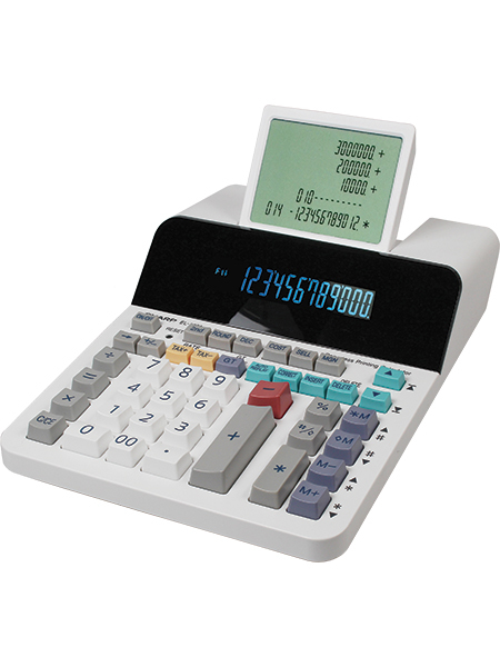 Image of Sharp EL-1901 calcolatrice Desktop Calcolatrice con display Bianco