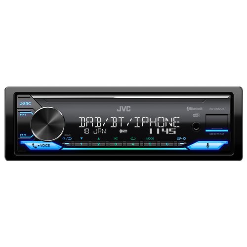 Image of Autoradio mechaless Works with Alexa Black 4 x 50w KD X482DBT