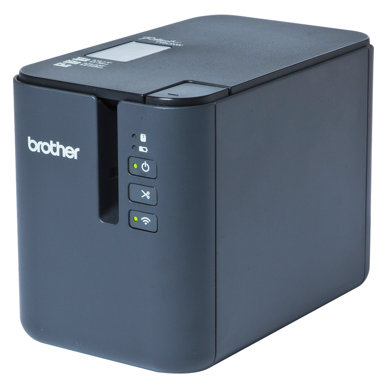 Brother PT-P950NW stampante per etichette (CD) Trasferimento termico 360 x 360 DPI 60 mm/s Con cavo e senza cavo Collegamento ethernet LAN TZe Wi-Fi