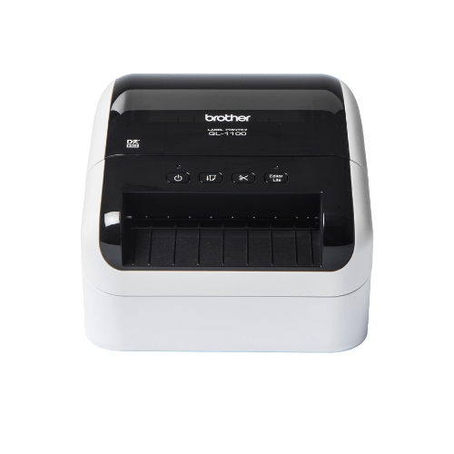 Brother QL-1100C stampante per etichette (CD) Termica diretta 300 x 300 DPI 110 mm/s Cablato