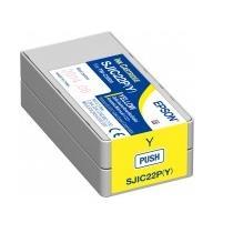 Image of Epson SJIC22P(Y): Ink cartridge for ColorWorks C3500 (yellow)