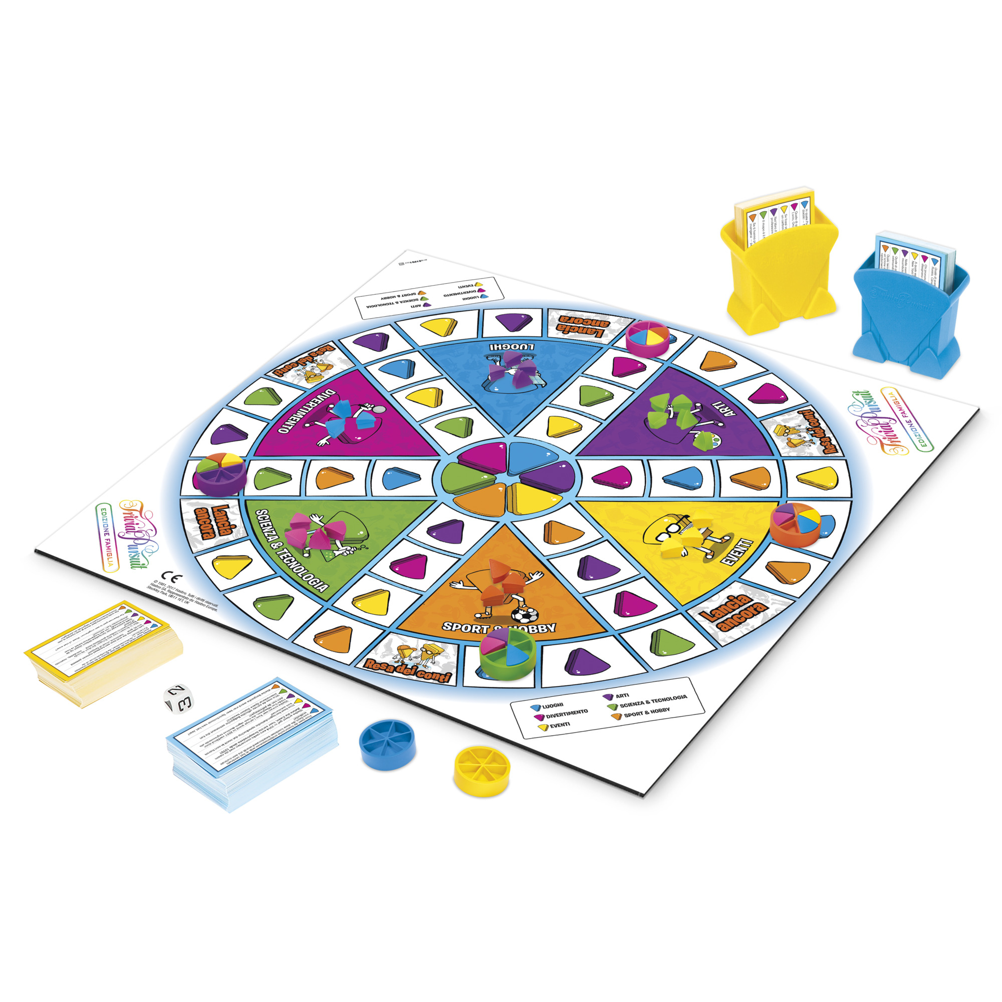 Image of Hasbro Gaming Trivial Pursuit Edizione Famiglia, gioco da tavolo per famiglie, sfida trivial, dagli 8 anni in su, per 2 o più giocatori