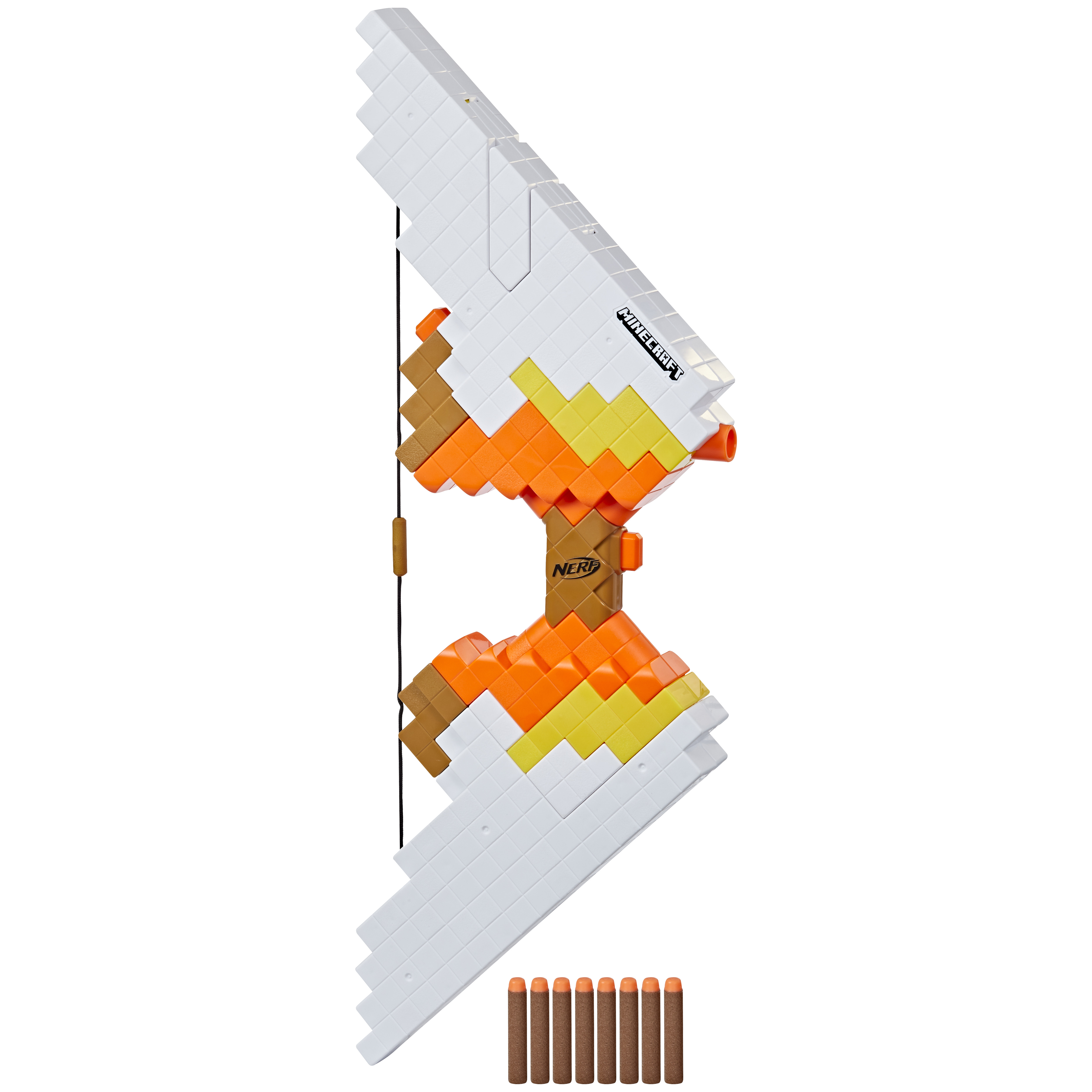 Image of Nerf Minecraft - Sabrewing, arco motorizzato lancia i dardi, design ispirato al videogioco, include 8 dardi Elite