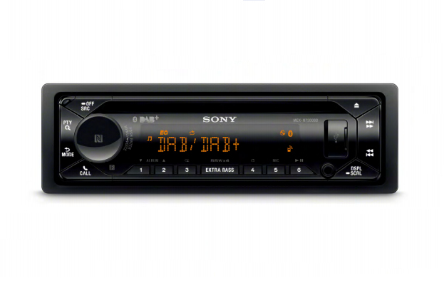 Image of Sony MEXN7300KIT.EUR Ricevitore multimediale per auto Nero Bluetooth
