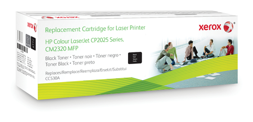 Image of Xerox Cartuccia toner nero. Equivalente a HP CC530A. Compatibile con HP Colour LaserJet CM2320 MFP, Colour LaserJet CP2020/CP2025