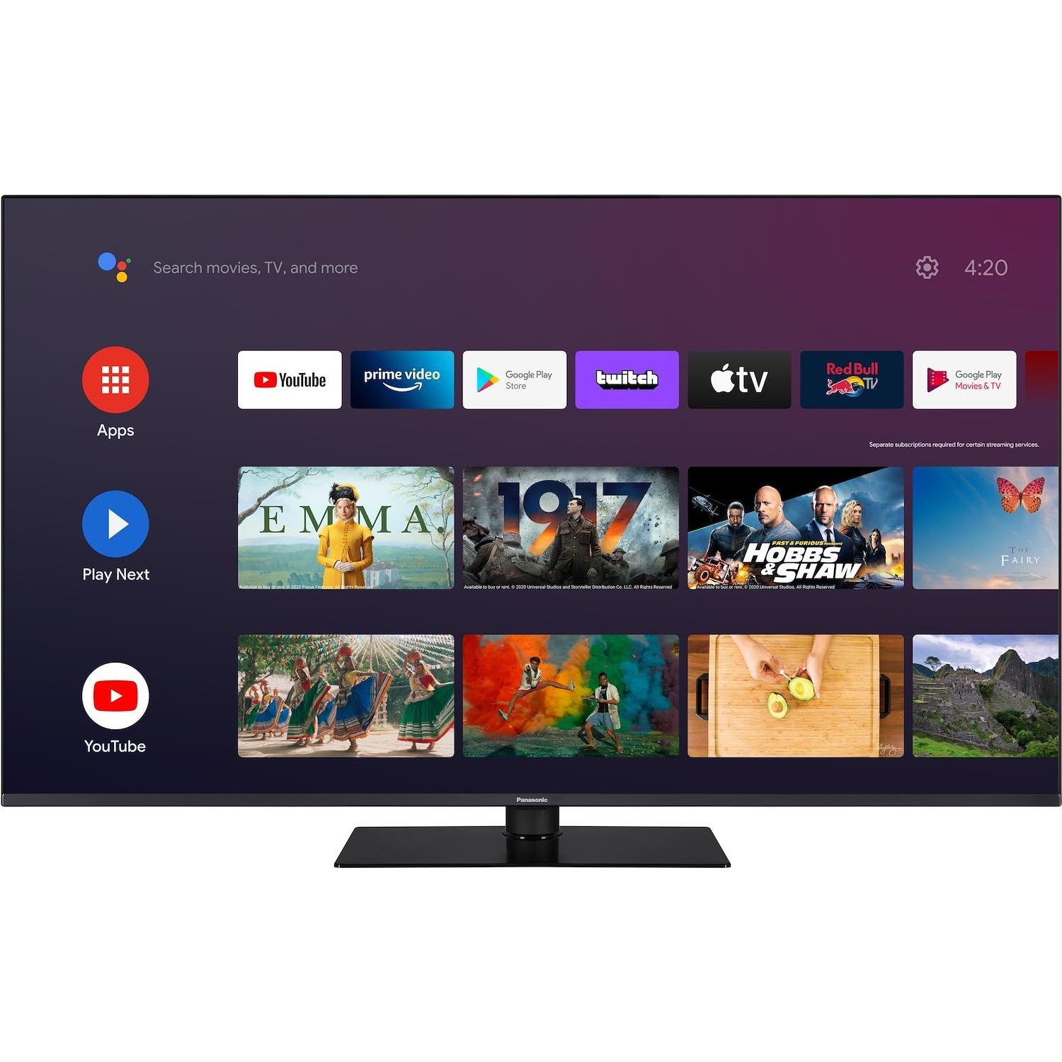 Image of PANASONIC TV LED televisore Ultra HD 4K 55 TX-55LX650E Android TV televisore