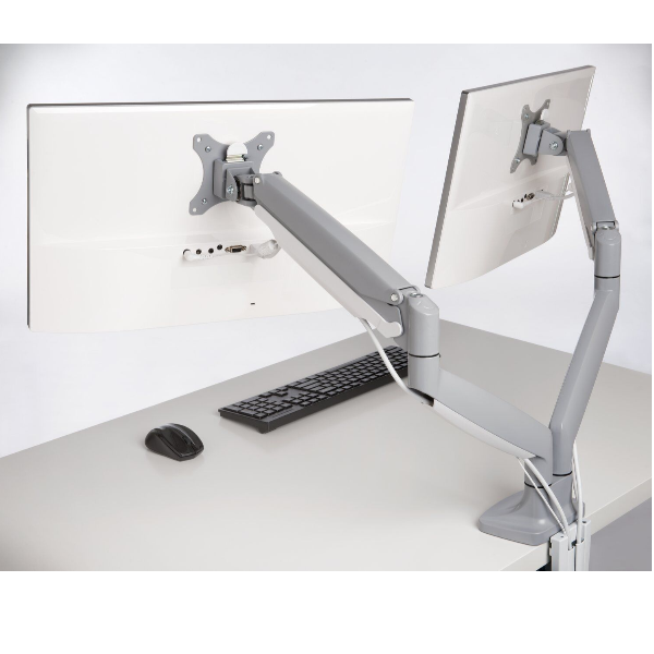 Image of Kensington Braccio per monitor doppio ad altezza regolabile one-touch SmartFit®