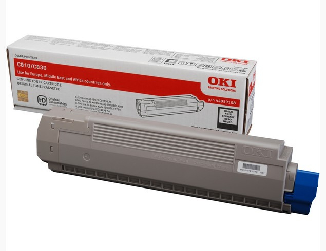 Oki c810/830 toner nero 8k