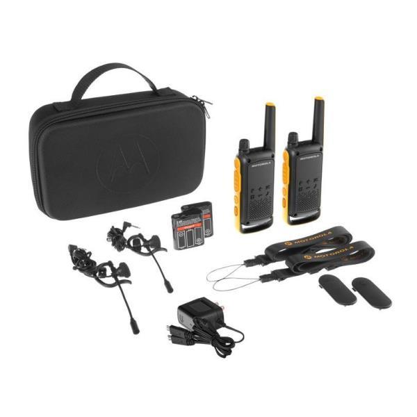 Image of Motorola Talkabout T82 Extreme Twin Pack ricetrasmittente 16 canali Nero, Arancione