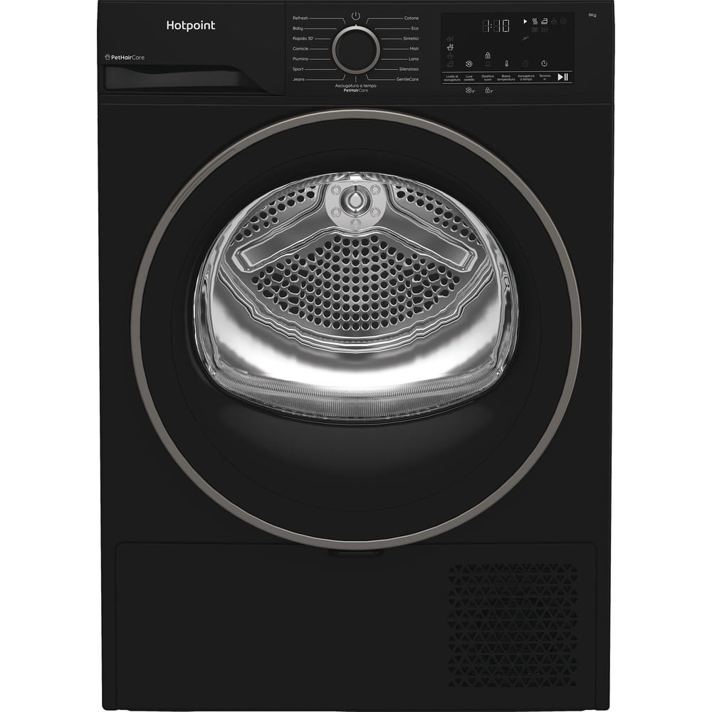 Hotpoint Ariston HPT94DBBSIT Asciugatrice 9 Kg a Pompa di calore Inverter Classe C - HPT 94D BBS IT