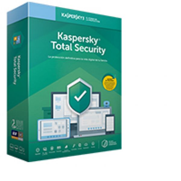 Image of Kaspersky Total Security 2019 Sicurezza antivirus Full ITA 1 licenza/e 2 anno/i
