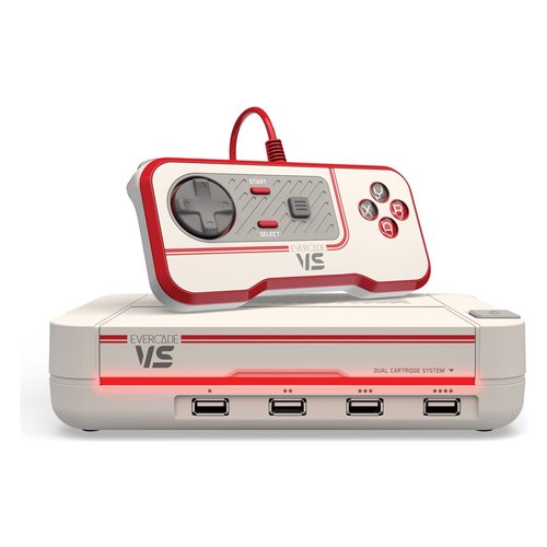 Image of Console videogioco EVERCADE Vs Starter 1 Controller + 1 Cartuccia White e Red 1068219