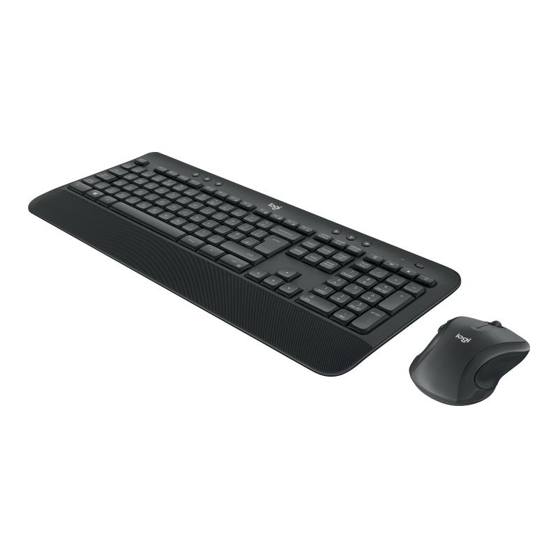 Logitech MK545 ADVANCED Wireless Keyboard and Mouse Combo tastiera Mouse incluso Universale USB QWERTZ Tedesco Nero