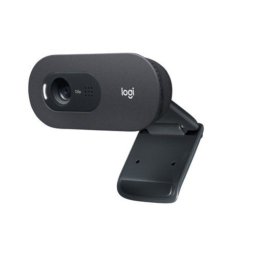 Image of Logitech C505 Webcam HD - Videocamera USB Esterna 720p HD per Desktop o Laptop con Microfono a Lunga Portata, Compatibile con PC o Mac