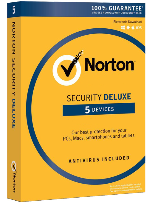 Image of NortonLifeLock Norton Security Deluxe 3.0 Sicurezza antivirus Full ITA 1 licenza/e 1 anno/i